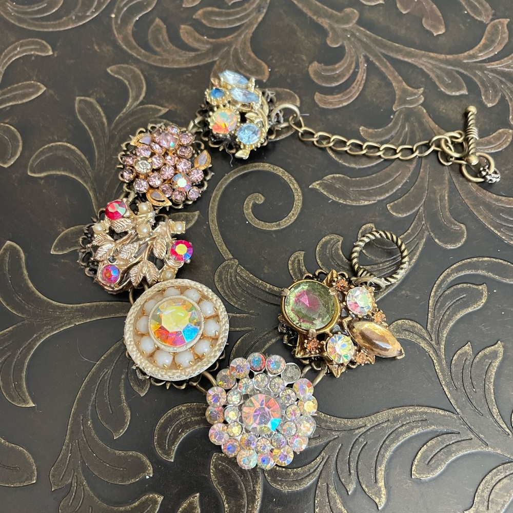 Handmade Vintage Earring Bracelet